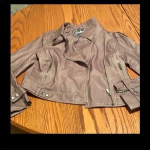 Faux leather jacket xl